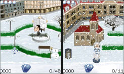 Игра Снежки с мировыми лидерами для Samsung Corby