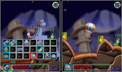 Игра Worms 2008: Червячки в космосе для Samsung s3650