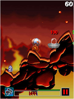 Игра Worms 2008 для Samsung S3650