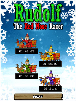 Игра Rudolph: The Red Nosed Racer для Samsung S3650